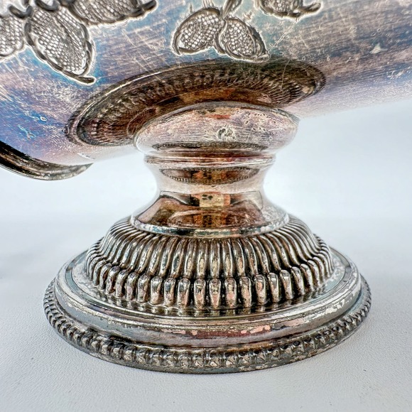 Antique Thomas Otley and Sons Silver Plated Sugar Scuttle Sheffield England - Picture 8 of 13